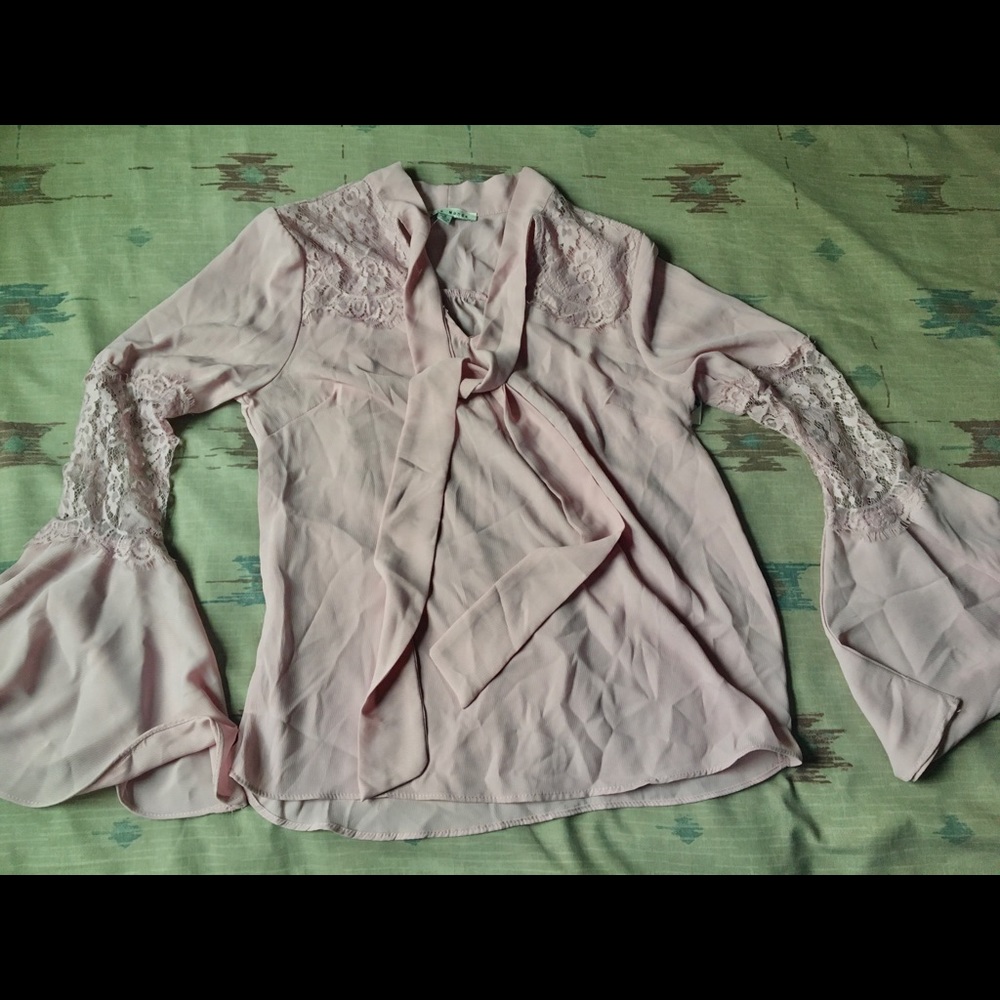 Flowy Muted Pink Blouse